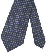 Ermenegildo Zegna（ゼニア）ネクタイ 黒 サイズ:- メンズ/2200664985042