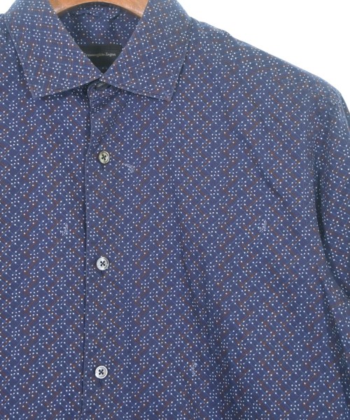 Ermenegildo Zegna（ゼニア）ドレスシャツ 紺 サイズ:M メンズ/2200667574038