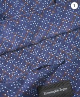 Ermenegildo Zegna（ゼニア）ドレスシャツ 紺 サイズ:M メンズ/2200667574038