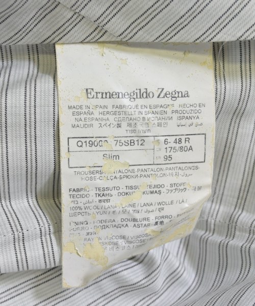 Ermenegildo Zegna（ゼニア）スラックス 黒 サイズ:48(L位) メンズ/2200730929024