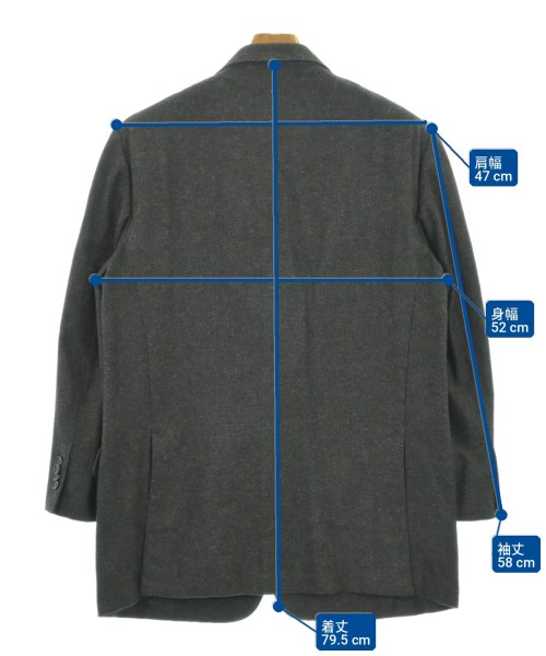 Ermenegildo Zegna（ゼニア）テーラードジャケット グレー サイズ:52(XXL位) メンズ/2200731154050