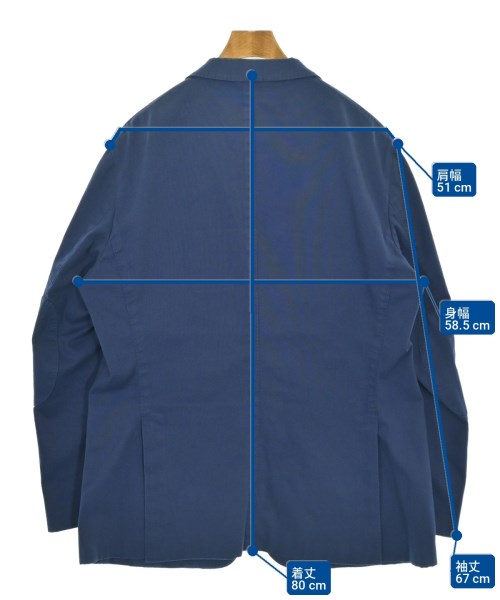 Ermenegildo Zegna（ゼニア）テーラードジャケット 紺 サイズ:54(XXL位) メンズ/2200736218030
