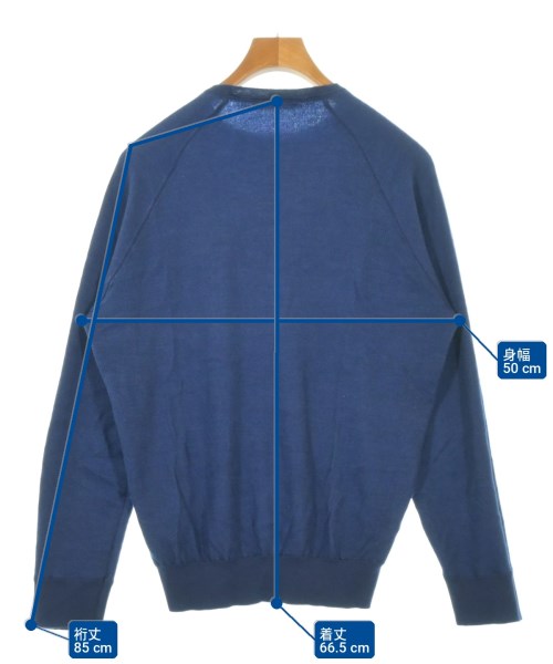 Ermenegildo Zegna（ゼニア）ニット・セーター 青 サイズ:52(XXL位) メンズ/2200719285011