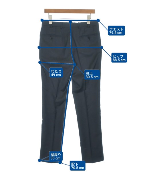 Ermenegildo Zegna（ゼニア）ビジネス 紺 サイズ:44/44(S位) メンズ/2200721137032