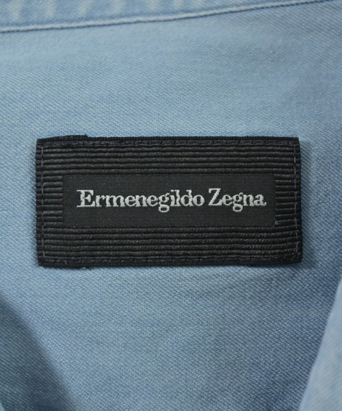 Ermenegildo Zegna（ゼニア）カジュアルシャツ 青 サイズ:44(XXL位) メンズ/2200722966075