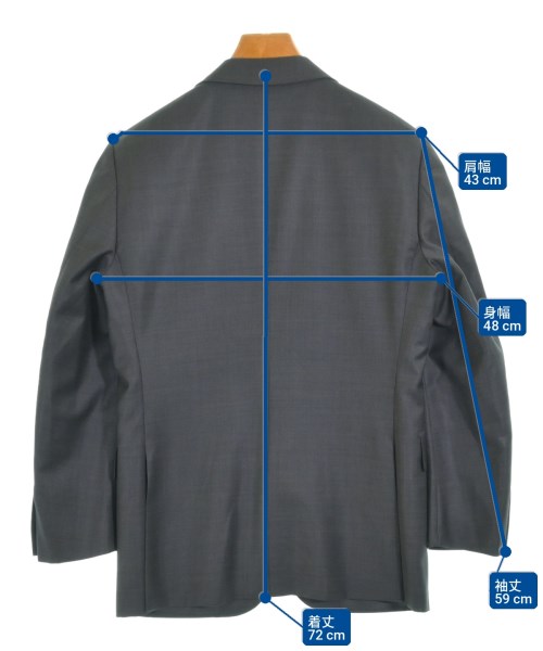 Ermenegildo Zegna（ゼニア）テーラードジャケット グレー サイズ:46(M位) メンズ/2200719646010