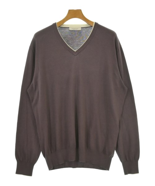 Ermenegildo Zegna(ゼニア)ニット・セーター 紫 サイズ:5(XXL位)/2200685883020