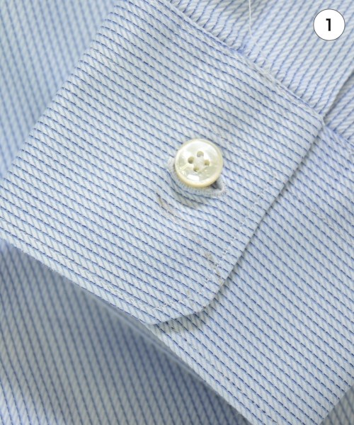 Ermenegildo Zegna（ゼニア）ドレスシャツ 青 サイズ:43(XXL位) メンズ/2200686710028
