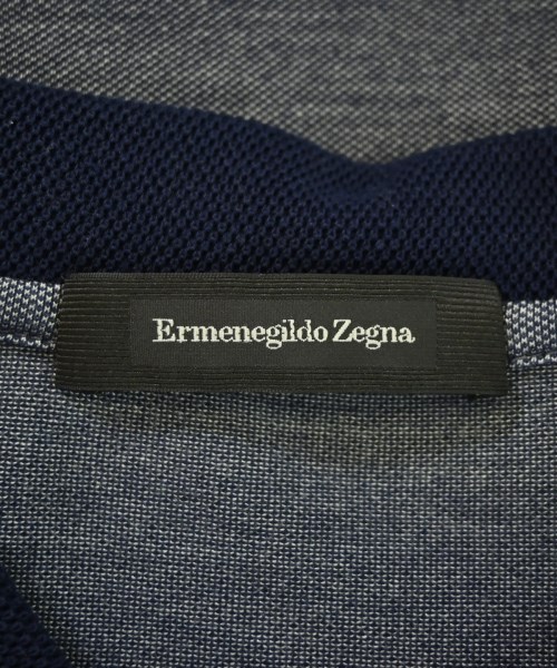 Ermenegildo Zegna（ゼニア）ポロシャツ 紺 サイズ:S メンズ/2200688456191