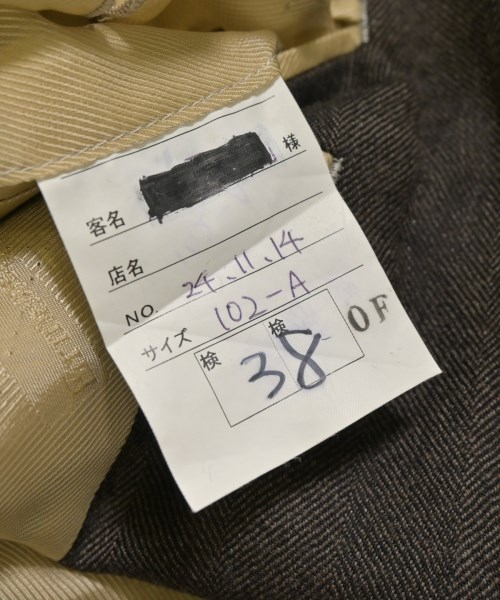 Ermenegildo Zegna（ゼニア）テーラードジャケット 茶 サイズ:38(M位) メンズ/2200693142027