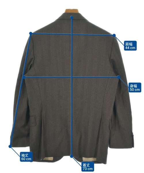 Ermenegildo Zegna（ゼニア）テーラードジャケット 茶 サイズ:38(M位) メンズ/2200693142027