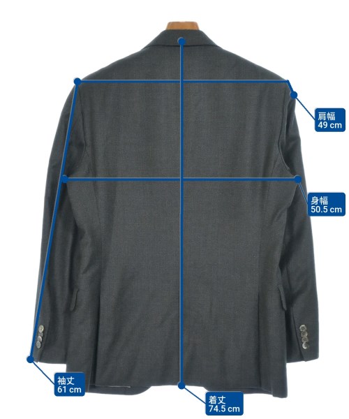Ermenegildo Zegna（ゼニア）テーラードジャケット グレー サイズ:-(L位) メンズ/2200693142034