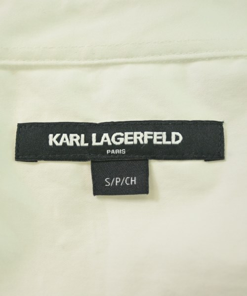 KARL LAGERFELD（カールラガーフェルド）カジュアルシャツ 白 サイズ:S メンズ/2200620859103