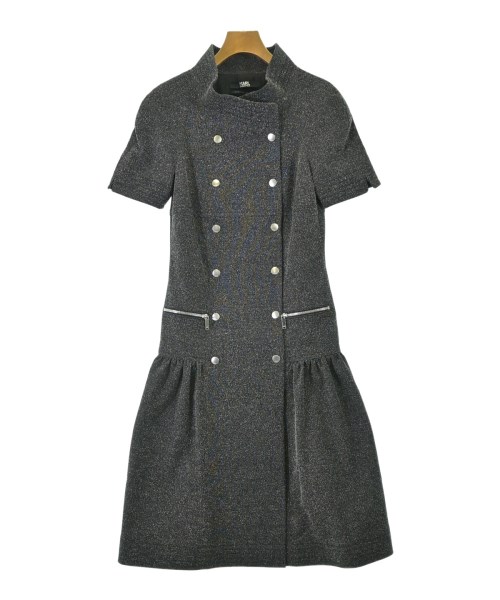 KARL LAGERFELD(カールラガーフェルド)ワンピース グレー サイズ:40(M位)/2200693897194