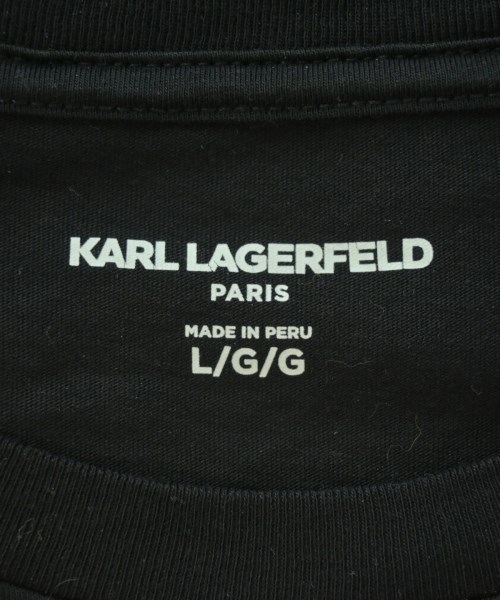KARL LAGERFELD（カールラガーフェルド）Tシャツ・カットソー 黒 サイズ:L メンズ/2200701460082