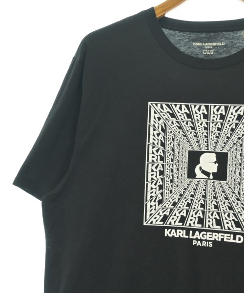 KARL LAGERFELD（カールラガーフェルド）Tシャツ・カットソー 黒 サイズ:L メンズ/2200701460082