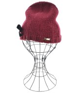 KARL LAGERFELD（カールラガーフェルド）ニットキャップ・ビーニー 赤 サイズ:- レディース/2200648425151