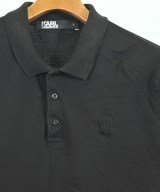 KARL LAGERFELD（カールラガーフェルド）ポロシャツ 黒 サイズ:L メンズ/2200700368020