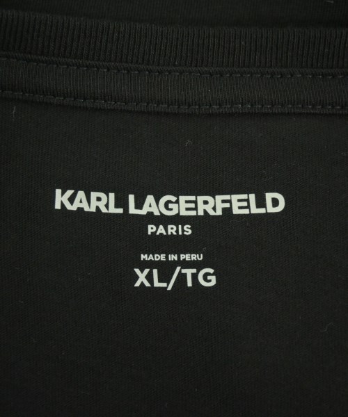 KARL LAGERFELD（カールラガーフェルド）Tシャツ・カットソー 黒 サイズ:XL メンズ/2200670145096