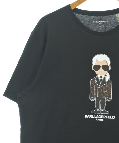 KARL LAGERFELD（カールラガーフェルド）Tシャツ・カットソー 黒 サイズ:XL メンズ/2200670145096