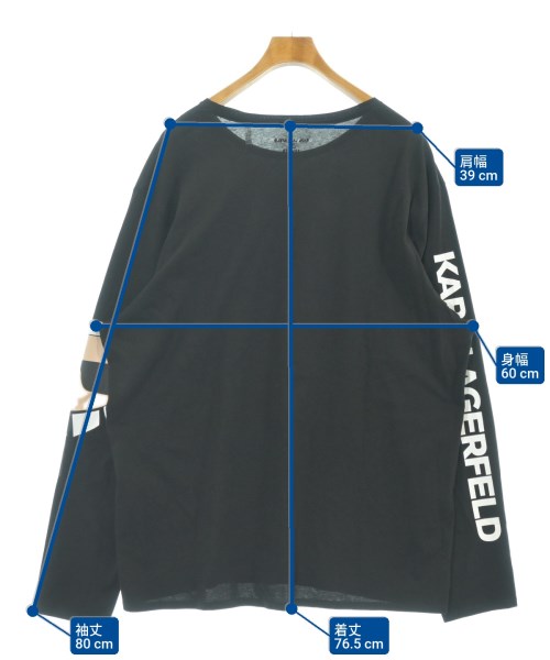 KARL LAGERFELD（カールラガーフェルド）Tシャツ・カットソー 黒 サイズ:XXL メンズ/2200670145102