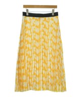 KARL LAGERFELD（カールラガーフェルド）ロング・マキシ丈スカート 黄 サイズ:S レディース/2200716891048