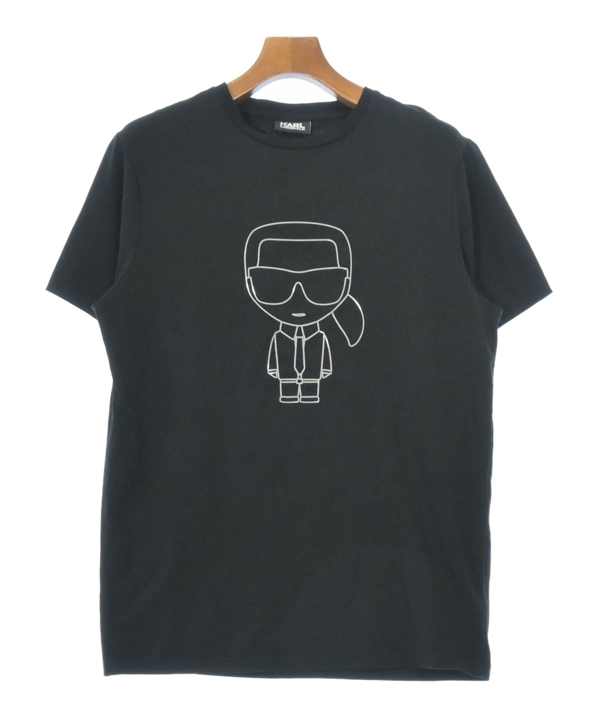 カールラガーフェルド Karl Lagerfeld シャツ KARL LAGERFELD（カールラガーフェルド）Tシャツ・カットソー 黒