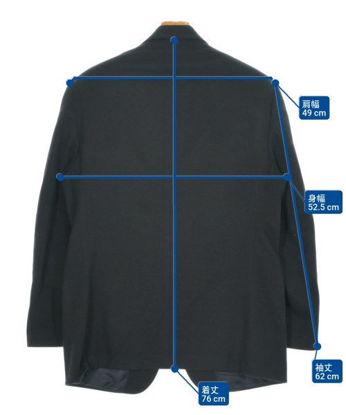 STUDIO 0001byFERRE（ストゥーディオフェレ）テーラードジャケット 黒 サイズ:F メンズ/2200651138093