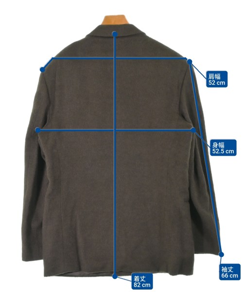 STUDIO 0001byFERRE（ストゥーディオフェレ）ジャケット 茶 サイズ:2(M位) メンズ/2200664694098