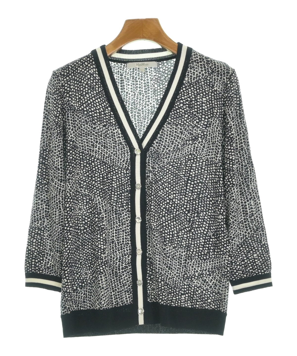 Max Mara（マックスマーラ）カーディガン 黒 サイズ:S レディース