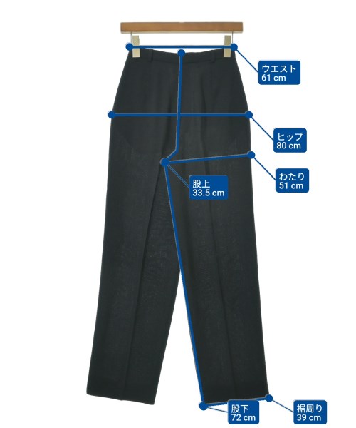 Max Mara（マックスマーラ）スラックス 黒 サイズ:40(M位) レディース/2200627555015