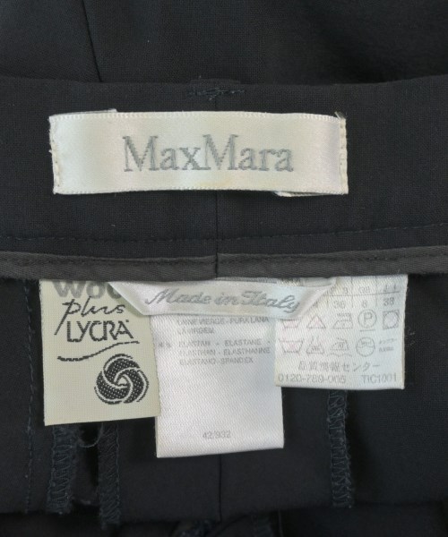 Max Mara（マックスマーラ）スラックス 黒 サイズ:38(S位) レディース/2200636088030
