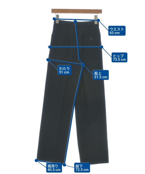 Max Mara（マックスマーラ）スラックス 黒 サイズ:38(S位) レディース/2200636088030