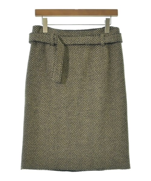 Max Mara（マックスマーラ）ひざ丈スカート 茶 サイズ:40(M位) レディース/2200636145016