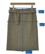 Max Mara（マックスマーラ）ひざ丈スカート 茶 サイズ:40(M位) レディース/2200636145016