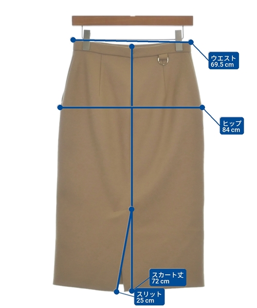 Max Mara（マックスマーラ）ロング・マキシ丈スカート ベージュ サイズ:M レディース/2200638554014