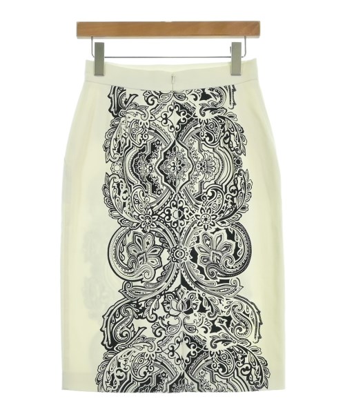 Max Mara（マックスマーラ）ひざ丈スカート 白 サイズ:38(S位) レディース/2200639557120