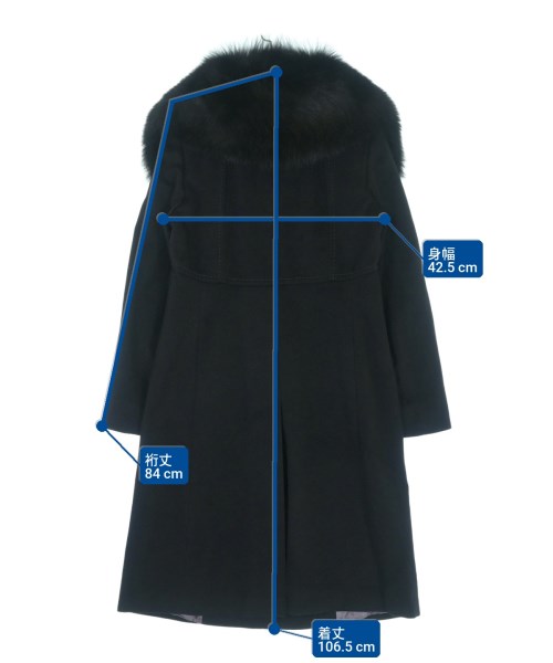 Max Mara（マックスマーラ）チェスターコート 黒 サイズ:38(S位) レディース/2200637138253