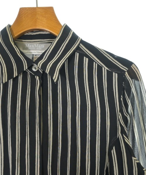 Max Mara（マックスマーラ）シャツワンピース 黒 サイズ:42(M位) レディース/2200637728065