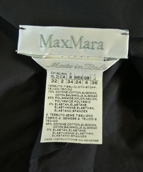 Max Mara（マックスマーラ）ワンピース 黒 サイズ:36(XS位) レディース/2200623644041