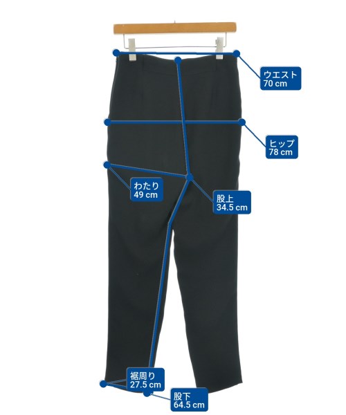 Max Mara（マックスマーラ）クロップドパンツ 黒 サイズ:38(S位) レディース/2200629459045