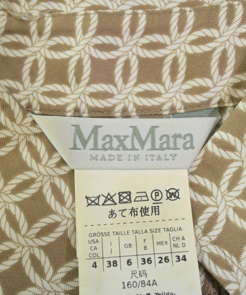 Max Mara（マックスマーラ）ワンピース 茶 サイズ:38(S位) レディース/2200622278100
