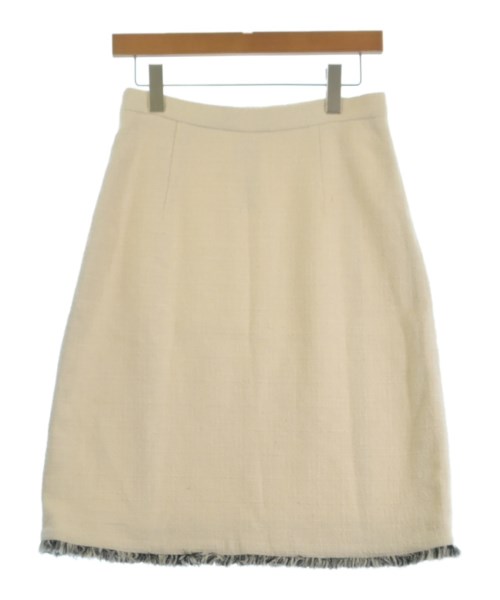 Max Mara（マックスマーラ）ひざ丈スカート 白 サイズ:40(M位) レディース/2200625345090
