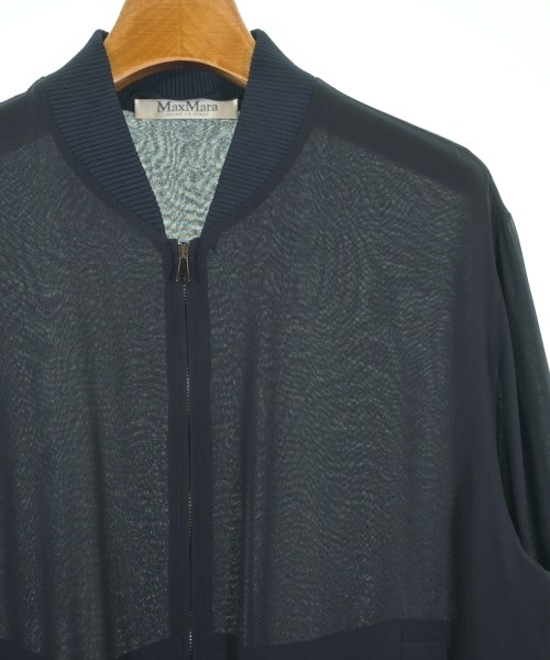 Max Mara（マックスマーラ）ブルゾン 紺 サイズ:44(L位) レディース/2200615351421