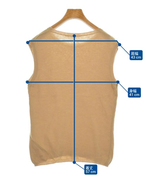 Max Mara（マックスマーラ）ベスト ベージュ サイズ:L レディース/2200630643068