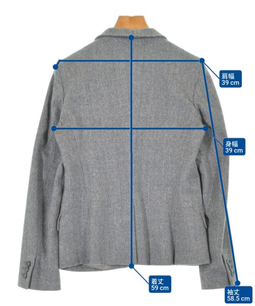 Max Mara（マックスマーラ）テーラードジャケット グレー サイズ:36(XS位) レディース/2200632924059