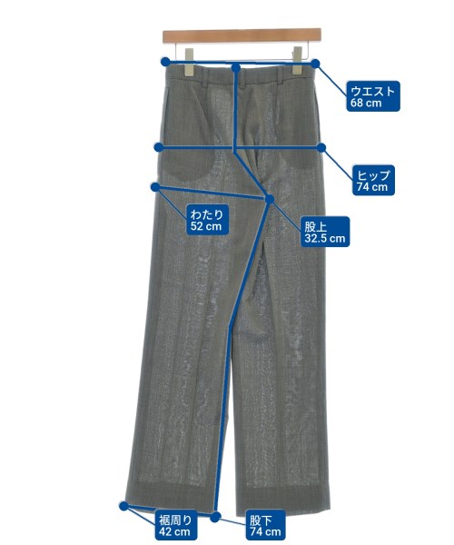 Max Mara（マックスマーラ）スラックス グレー サイズ:38(S位) レディース/2200619633035