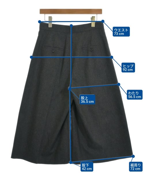 Max Mara（マックスマーラ）クロップドパンツ グレー サイズ:42(M位) レディース/2200633330019