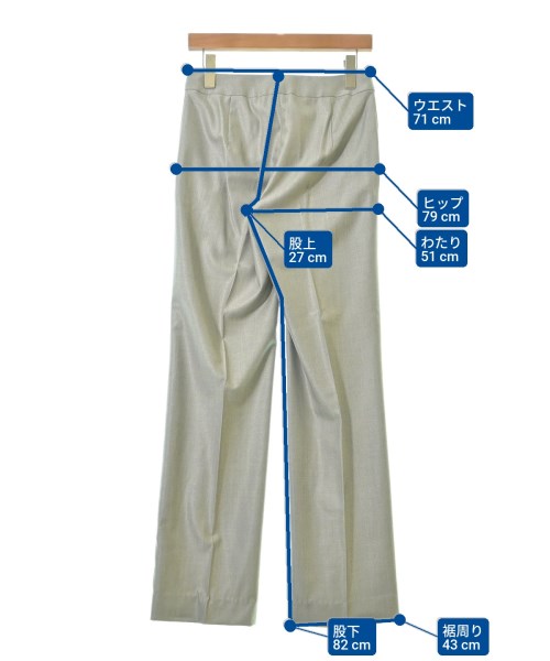 Max Mara（マックスマーラ）スラックス グレー サイズ:38(S位) レディース/2200606518031