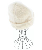 Max Mara（マックスマーラ）ニットキャップ・ビーニー 白 サイズ:SM レディース/2200609876114